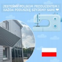Poduszka 40x50 Pikowana Gruba Z zamkiem