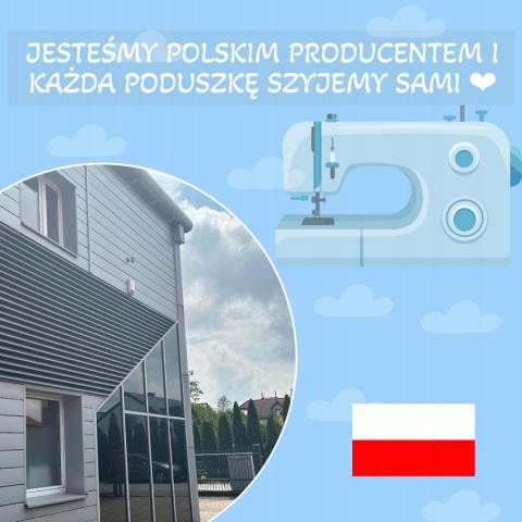 Poduszka 40x50 Pikowana Gruba Z zamkiem Poduszka 40x50 Pikowana Gruba Z zamkiem