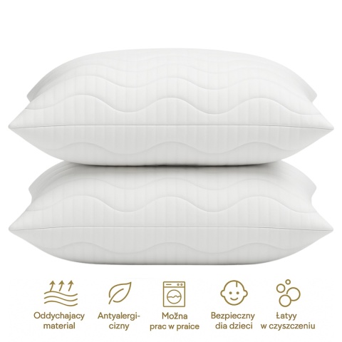 Poduszka 50x60 Pikowana Gruba Z zamkiem