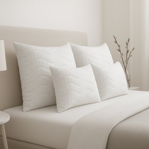 Poduszka 50x70 Pikowana Gruba Z zamkiem