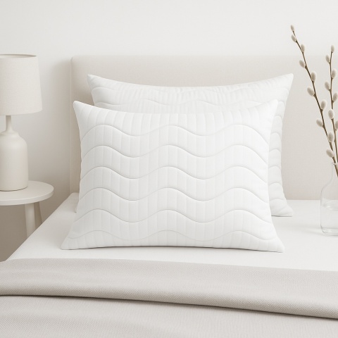 Poduszka 50x75 Pikowana Gruba Z zamkiem