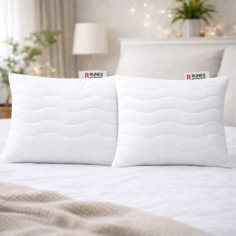 Poduszka 40x80 Pikowana Gruba Z zamkiem